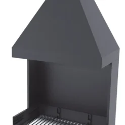 Barbacoa Carbón Y Leña 60 Cm Con Chimenea