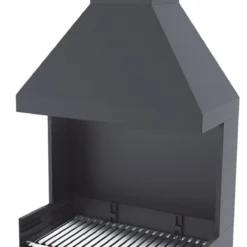 Barbacoa Carbón Y Leña 80 Cm Con Chimenea