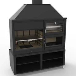 Barbacoa Argentina 200 Cm. Con Horno Y Estantes