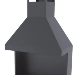 Barbacoa Carbón Y Leña 80 Cm Con Chimenea Y Carro -Ofertas Sabores BBQ Tienda Barbacoa Carbon y Lena 80 cm con Chimenea y Carro3