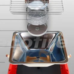 Barbacoa Portatil Sin Humo Teide Amarillo -Ofertas Sabores BBQ Tienda Barbacoa Portatil Sin Humo Teide Amarillo 5