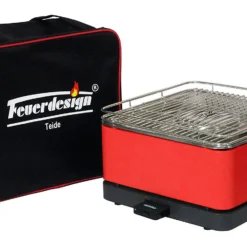 Barbacoa Portatil Sin Humo Teide Rojo -Ofertas Sabores BBQ Tienda Barbacoa Portatil Sin Humo Teide Rojo 8