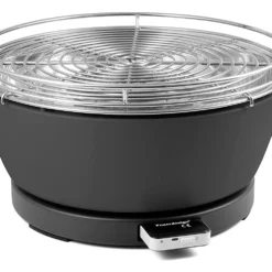 Barbacoa Portatil Sin Humo Vesubio Gris