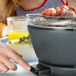 Barbacoa Portatil Sin Humo Vesubio Gris -Ofertas Sabores BBQ Tienda Barbacoa Portatil Sin Humo Vesubio Gris 10