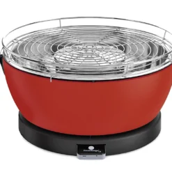 Barbacoa Portatil Sin Humo Vesubio Rojo