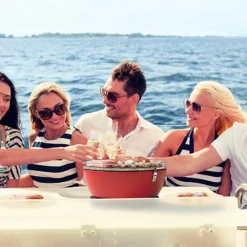 Barbacoa Portatil Sin Humo Vesubio Rojo -Ofertas Sabores BBQ Tienda Barbacoa Portatil Sin Humo Vesubio Rojo 7