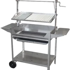 IMEX Barbacoa Todo Acero Inoxidable Con Elevador Deluxe