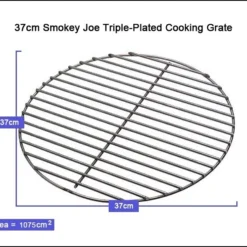 Weber Smokey Joe Premium 37 Cm Gris Humo -Ofertas Sabores BBQ Tienda Barbacoa a carbon Weber Smokey Joe Premium Gris Humo 3