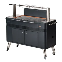 Barbacoa De Carbón Con Rustidor Hub