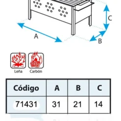 IMEX Barbacoa De Mesa Con Parrilla Cincada IV -Ofertas Sabores BBQ Tienda Barbacoa de Mesa con Parrilla Cincada IV 3