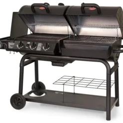 Barbacoa Duo De Gas Y De Carbón -Ofertas Sabores BBQ Tienda Barbacoa duo gas carbon char griller 7