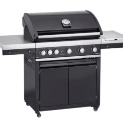 Maxim G 5 + Quemador Lateral -Ofertas Sabores BBQ Tienda Barbacoa gas Grandhall Maxim G5 carro 2