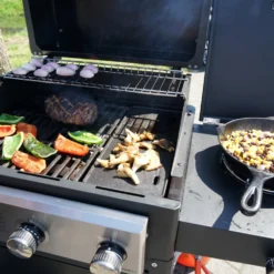 Xenon 3 Grandhall -Ofertas Sabores BBQ Tienda Barbacoa gas Grandhall Xenon 3 negra 11