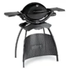 Barbacoa Weber Q 1200 Negra Con Stand