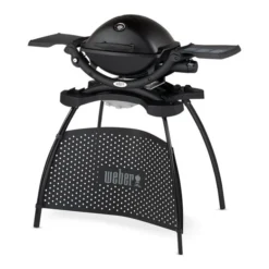 Barbacoa Weber Q 1200 Negra Con Stand -Ofertas Sabores BBQ Tienda Barbacoa gas Weber Q 1200 Negra Stand 7