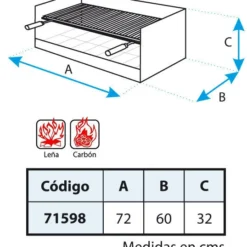 Cajon Barbacoa Argentina Extra Fondo -Ofertas Sabores BBQ Tienda Cajon Barbacoa Argentina Extra Fondo 3