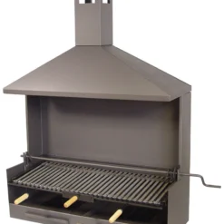 Cajon Barbacoa Con Chimenea Extra Grande