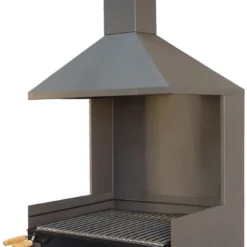 Cajon Barbacoa Con Chimenea Grande Extra Fondo