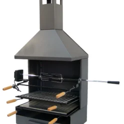 Cajon Barbacoa Con Chimenea Y Rustidor