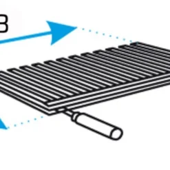 Cajon Barbacoa Con Parrilla Inox. Extra Grande -Ofertas Sabores BBQ Tienda Cajon Barbacoa con Parrilla Inox Extra Grande 3
