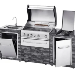 Cocina Exterior Acero Inoxidable Y Piedra Alicante -Ofertas Sabores BBQ Tienda Cocina Exterior Acero Inoxidable y Piedra Alicante 4