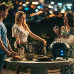 Cadac Barbacoa Eléctrica E-Braai 40 FS Black -Ofertas Sabores BBQ Tienda EBRAAI40FS11