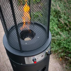 Estufa Terraza Negra Llama Redonda Flamme -Ofertas Sabores BBQ Tienda Estufa Terraza Negra Llama Redonda Flamme 6