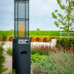 Estufa Terraza Negra Llama Redonda Flamme -Ofertas Sabores BBQ Tienda Estufa Terraza Negra Llama Redonda Flamme 7