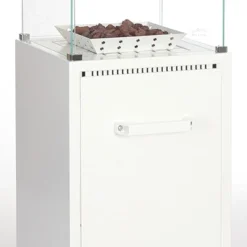 Estufa Terraza Odense Blanca Con Cristal Térmico