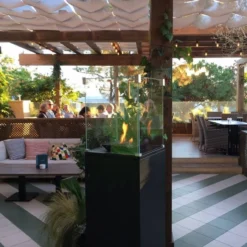 Estufa Terraza Odense Con Cristal Térmico -Ofertas Sabores BBQ Tienda Estufa Terraza Odense con cristal termico A6