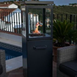 Estufa Terraza Parkano Con Cristal Térmico -Ofertas Sabores BBQ Tienda Estufa Terraza Parkano cristal termico 4