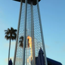 Estufa Exterior Piramide -Ofertas Sabores BBQ Tienda Estufa terraza exterior piramide 3