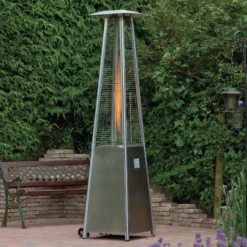 Estufa Exterior Piramide -Ofertas Sabores BBQ Tienda Estufa terraza exterior piramide 5