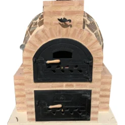 Hornilla Cuadrada Mixta Piedra 85 Cm.