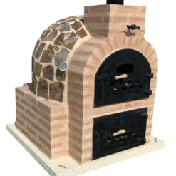 Hornilla Cuadrada Mixta Piedra 90 Cm. -Ofertas Sabores BBQ Tienda Hornilla Cuadrada Mixta Piedra 90 cm 2