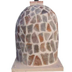 Hornilla Redonda Piedra Multicolor 75 Cm. -Ofertas Sabores BBQ Tienda Hornilla redonda Piedra Multicolor 75 cm 4