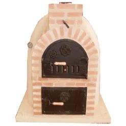 Hornilla Redonda Clásica Blanca 80 Cm.