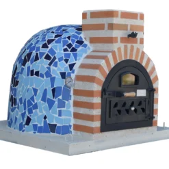Horno Montado Mosaico Mediterráneo 85 Cm. -Ofertas Sabores BBQ Tienda Horno montado Mosaico Mediterraneo 2
