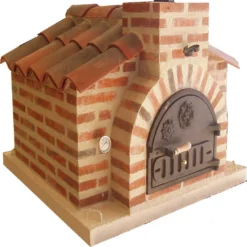 Horno Montado Caseta Ladrillo Rústico 80 Cm. -Ofertas Sabores BBQ Tienda Horno montado Caseta Ladrillo Rustico 80 cm 2