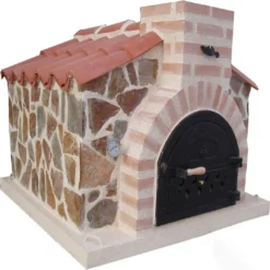 Horno Montado Caseta Piedra 75 Cm. -Ofertas Sabores BBQ Tienda Horno montado Caseta Piedra 75 cm 2