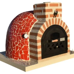 Horno Montado Mosaico Volcánico 65 Cm. -Ofertas Sabores BBQ Tienda Horno montado Mosaico Volcanico 2