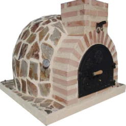 Horno Montado Piedra Multicolor 85 Cm. -Ofertas Sabores BBQ Tienda Horno montado Piedra multicolor 2