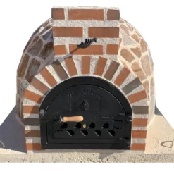 Horno Montado Piedra Multicolor Especial 85 Cm.