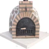 Horno Montado Esquina Piedra 75 Cm.