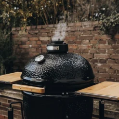 Kamado Monolith Básica Negra Con Pies -Ofertas Sabores BBQ Tienda Kamado Monolith Basica Negra con Pies 6