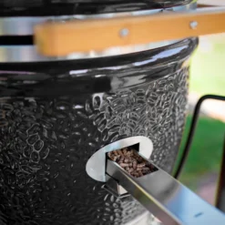 Kamado Monolith Classic Pro Series 2.0 Negro Con Carro -Ofertas Sabores BBQ Tienda Kamado Monolith Completo Negro 1011