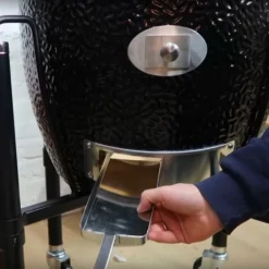 Kamado Monolith Classic Pro Series 2.0 Burdeos Con Pies -Ofertas Sabores BBQ Tienda Kamado Monolith Completo Rojo 001