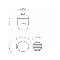Kamado Monolith Junior Pro Series 2.0 Burdeos -Ofertas Sabores BBQ Tienda Kamado Monolith Junior Pro Series 2 0 Burdeos 11