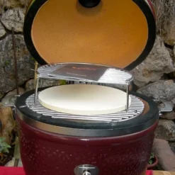 Kamado Monolith Junior Pro Series 2.0 Burdeos -Ofertas Sabores BBQ Tienda Kamado Monolith Junior Pro Series 2 0 Burdeos 2