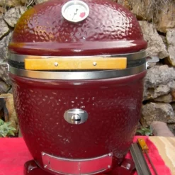 Kamado Monolith Junior Pro Series 2.0 Burdeos -Ofertas Sabores BBQ Tienda Kamado Monolith Junior Pro Series 2 0 Burdeos 3